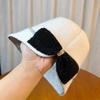Women's Autumn and Winter Fashionable Warm Bowknot Fisherman Hat, Internet Celebrity Bucket Hat, Korean Style Versatile Knitted Hat