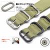 HEYOZURY Thickened Canvas NATO Watch Strap 18mm 20mm 22mm 24mm 26mm Direct from Japan