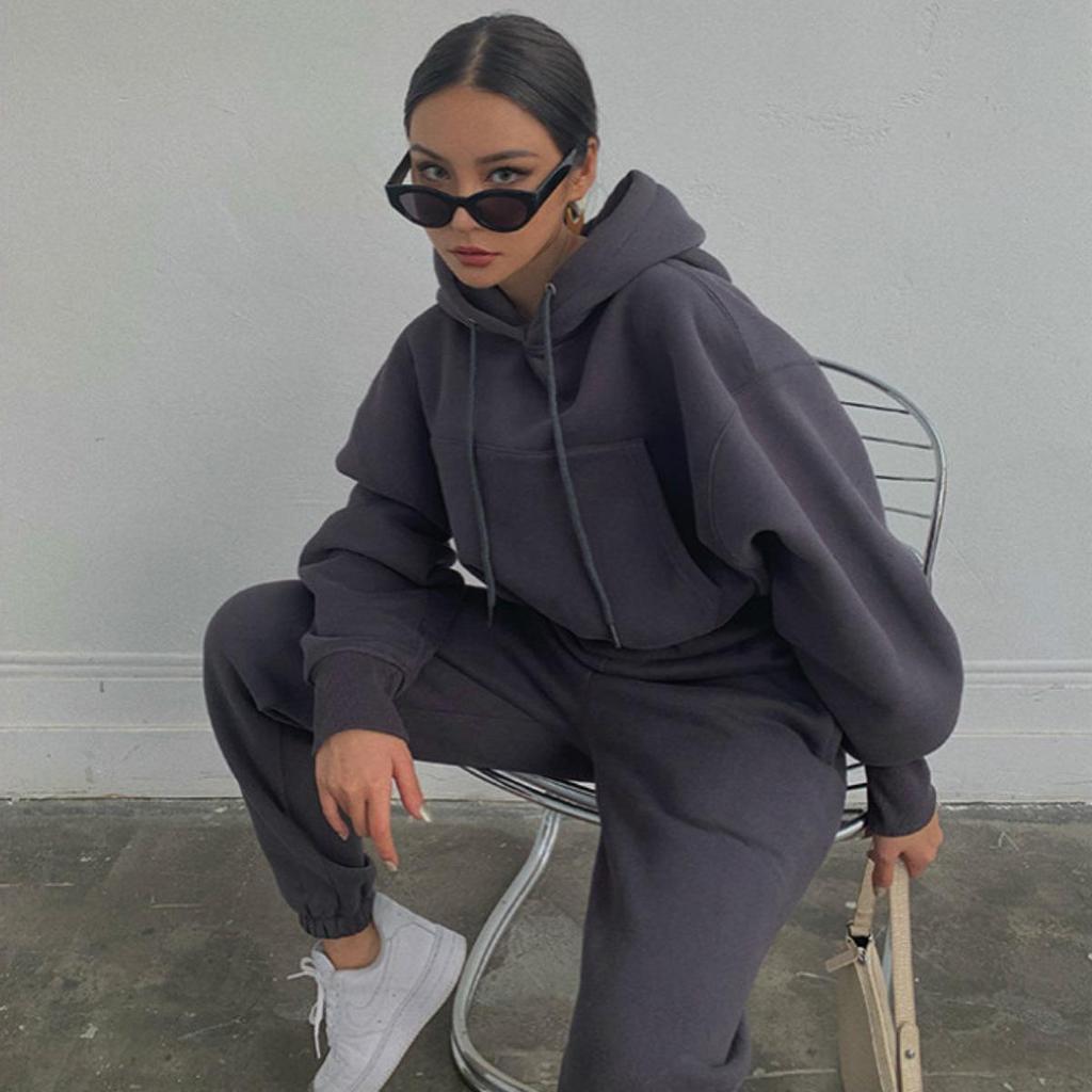 2023 Trendy Women's Autumn & Winter Casual Sweatshirt Jacket Sports Suit
