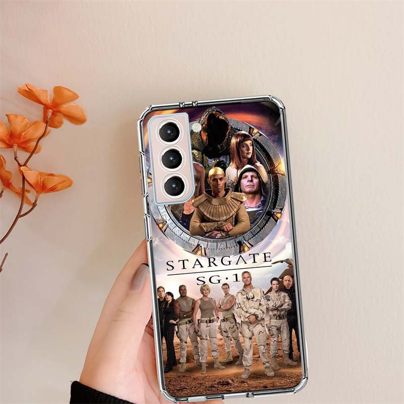 

Stargate Atlantis Phone Case For Samsung S24 FE Galaxy S22 S25 Ultra S25 Edge S21 S23 FE S20 S10 Plus Cover Shell Coque Clear Si Samsung S22