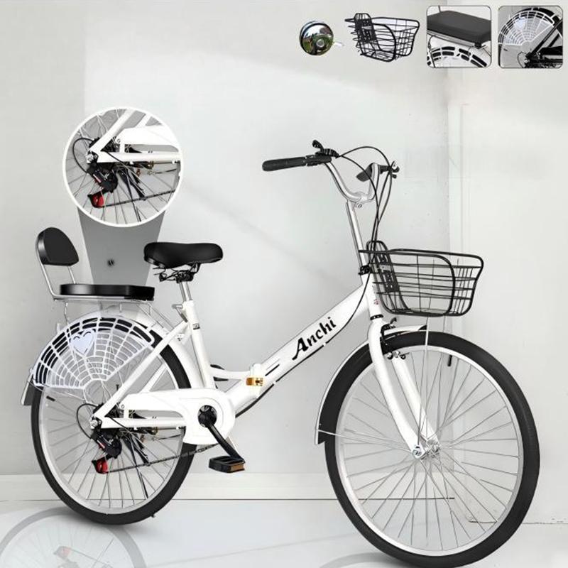 Foldable Bicycle Lightweight Folding Bike For Adults Teens Commuting Travel Outdoor Sports