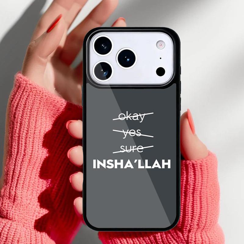 Islamic Muslim Phone Case for iPhone 17 16 15 14 13 Pro Max Back Cover for 12 11 Pro Coque