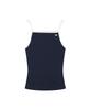 DELICCENT Dot Color Block Sleeveless [Navy]