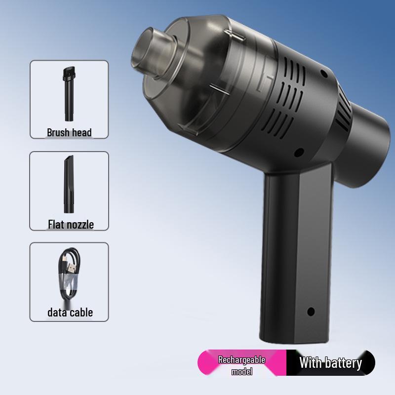 Wireless USB Charging Handheld Vacuum & Speaker Cleaner for Desktop Computers