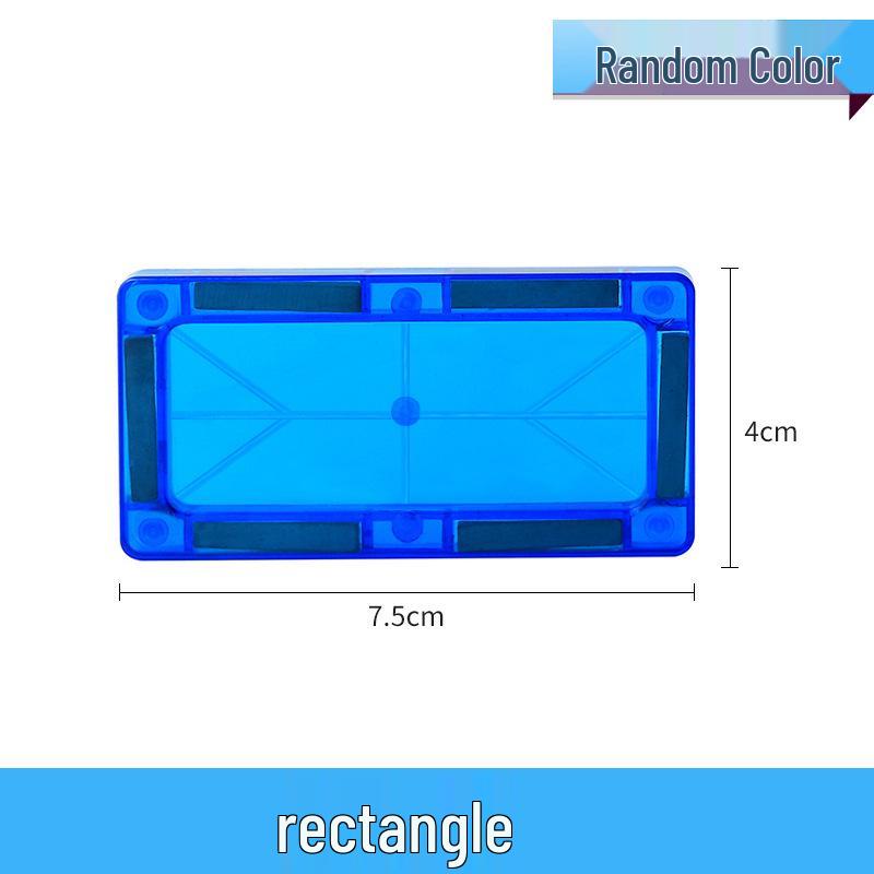 Stained Glass Magnetic Building Blocks for Children - Translucent Toy Set