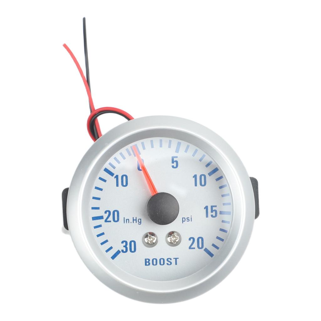 Car Turbocharger Gauge ABS 52mm 2" Turbocharger Gauge For Car Modification For Vehicle Engine Monitoring And Tuning Interior