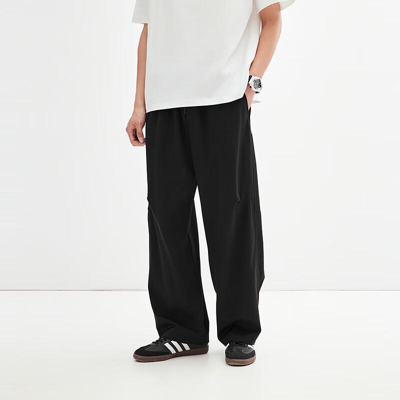 PEACEBIRD Men's Waffle Straight-Leg Casual Pants