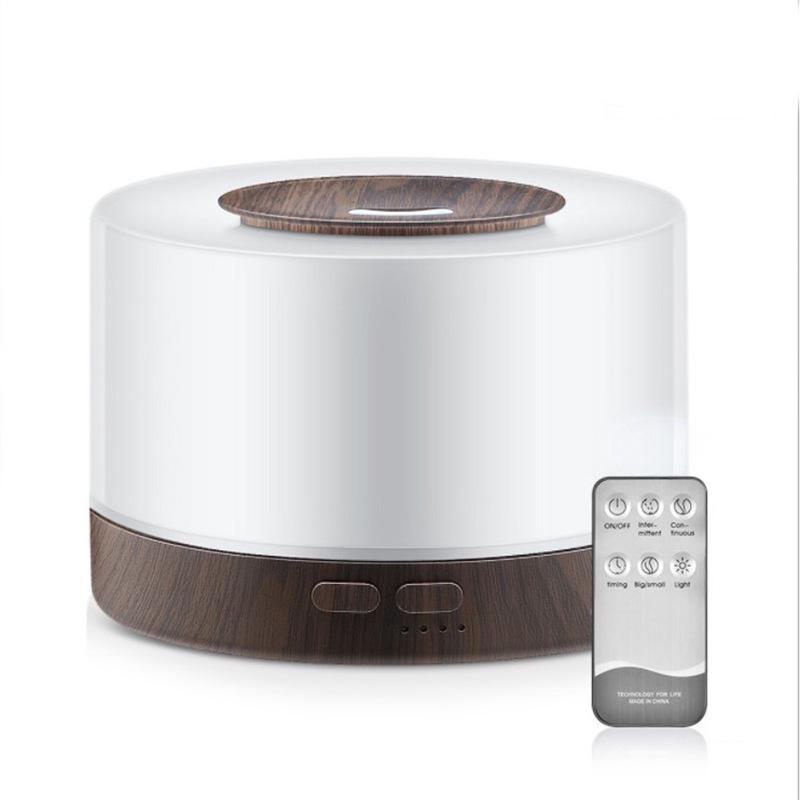 700 ml dálkově ovládaný aromaterapeutický zvlhčovač dřeva a ultrazvuková čistička vzduchu