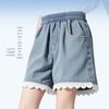 Disney Kids' Short Sleeve Top & Denim Shorts Set