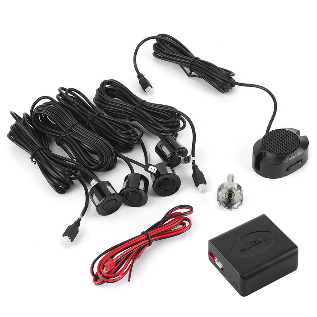Car Parking Sensor Backup Radar Reversing Assistance Aid Kit with Audio Buzzer Alarm