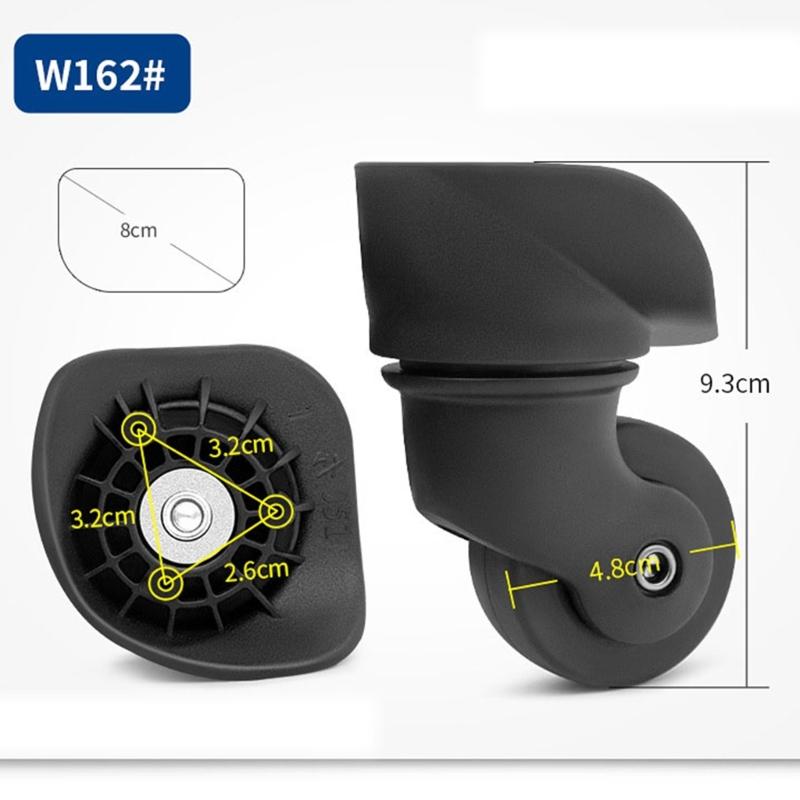 Upgrade Your Suitcase with Swivel Caster Replacement Wheels Smooth Rolling Bag Parts Accessories