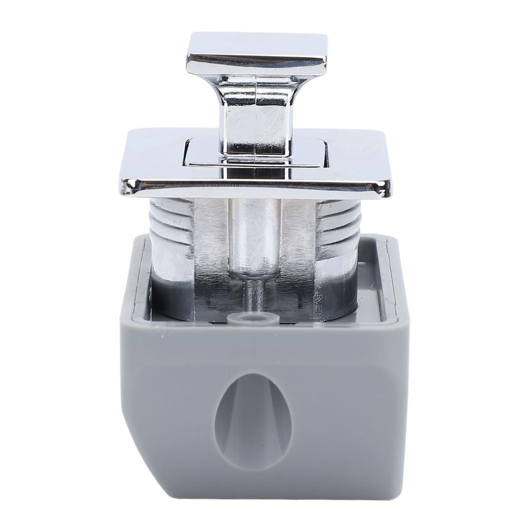RV Push Cabinet Lock Metal Push Button Keyless Cupboard Drawer Compartment Lock Catch for Yacht Boat Campervan