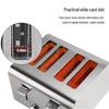 High-Power Stainless Steel Automatic Toaster with Wide Slot
