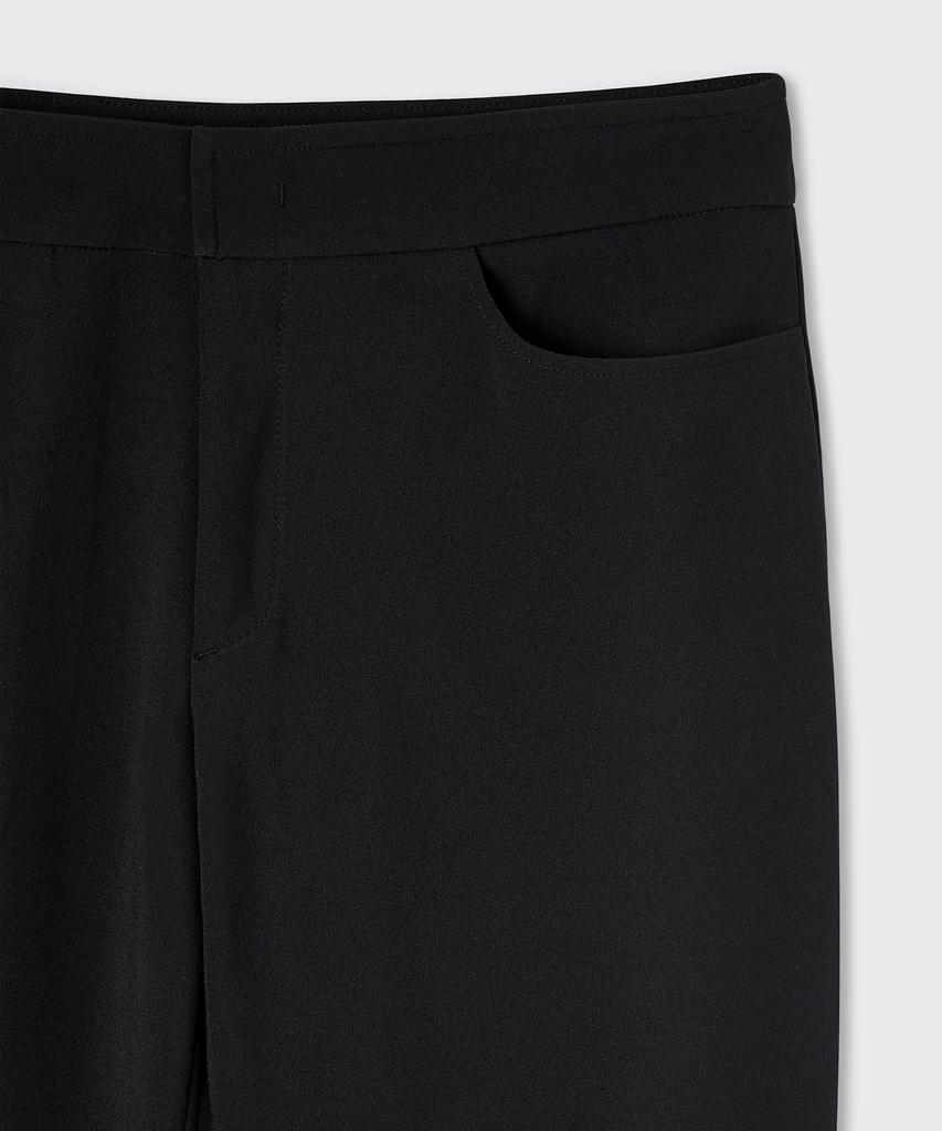 Yunse Sleek Flare Pants (Black)