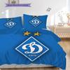 Dynamo Kyiv Pattern Bedding Quilt Set Quilt Cover Pillowcase Home Decoration Birthday Gift (1 * Duvet Cover + 2 * Pillowcase, Without Core)