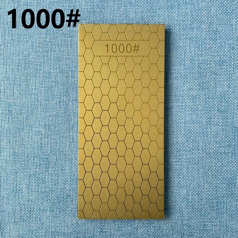 

Diamond Sharpening Stone Knife Sharpener Angle Guide Ultra-thin Soft Base Whetstone Kitchen Grinding Tool for Knives 170*75mm as shown