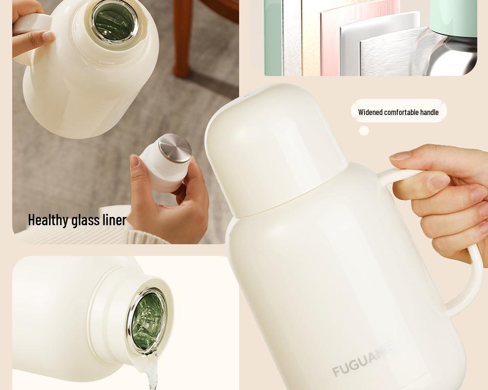 Fuguang Large Capacity Insulated Thermos Flask for Home, Office, or Dormitory Use