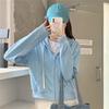 Chic Hong Kong Style Women's Zipper Hoodie - Spring/Autumn 2023, Thin & Short for Petite Frame, Versatile Cardigan