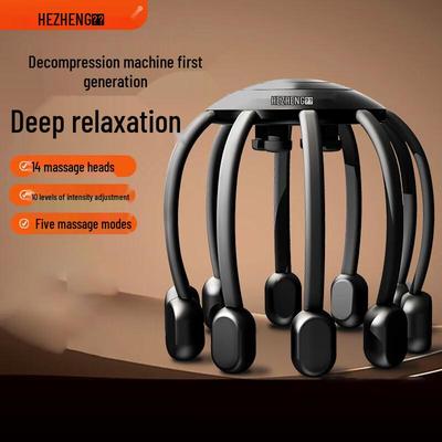 HEZHENG Multi-Dimensional Head & Scalp Massager CN Plug (adapter Included)