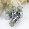 4PCS Car Tire Pressure Caps Tire Valve Cap with Pressure Indicator Tyre Pressure Monitor Valve Caps Air Alert Auto Accessories Tire Chucks 1