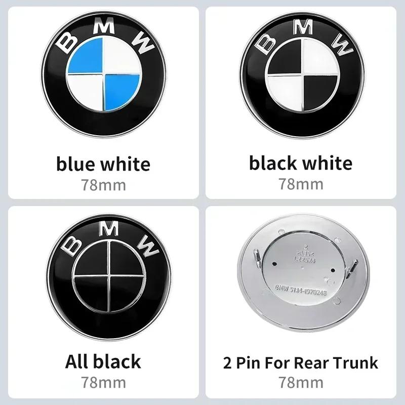 1 ud. 78 mm 51141970248 Emblema de Coche Insignia de Logo de Maletero Trasero Accesorios de Estilo para BMW E66 E53 X5 E46 E39 E38 E90 E60 E36 F30 F20 F10