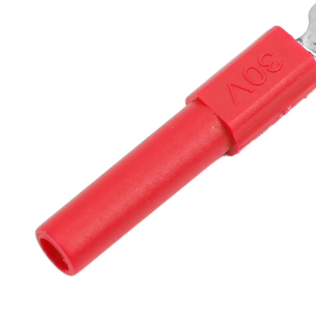 10pcs 4mm Fork Spade Wire Connectors U Type Electrical Crimp Terminal for Testing Multimeter