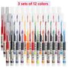 10-100 Stück 12 Farben Stifte Gerader Flüssigkugelschreiber Unterschrift Gelstift Set 0,5 mm Schwarze Blaue Tinte Schulbürobedarf Schreibwaren