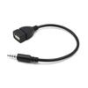 USB Female To 3.5mm Male Car AUX Audio Converter/Recording Cable/IPOD Data Cable