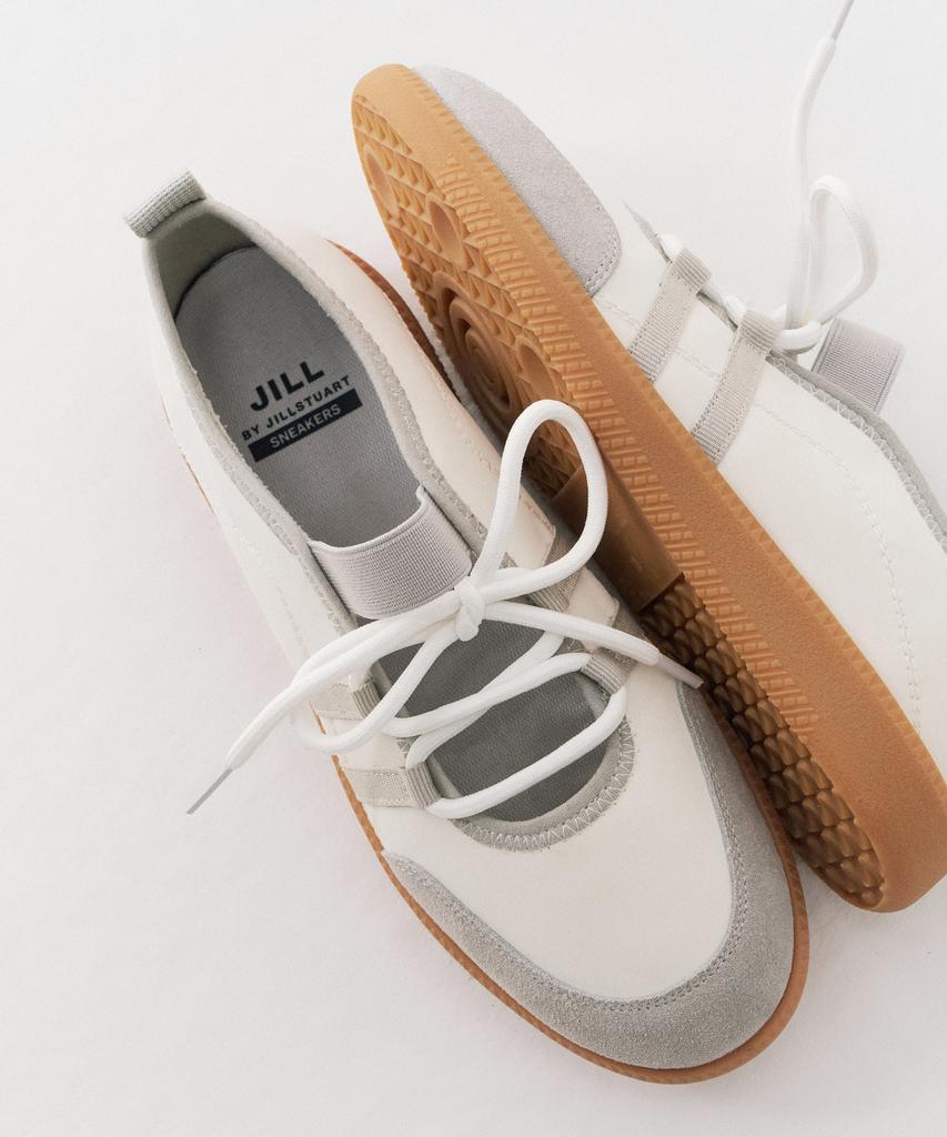 Jill By Jillstuart [Poppy] Slim Flat Lace-Up Sneakers - 2 Colors