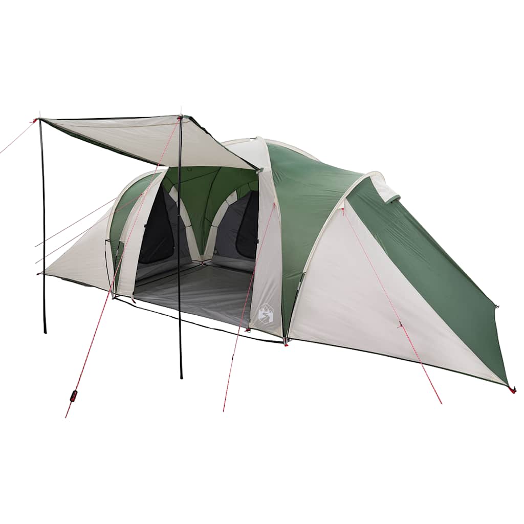Dome Family Tent for 6 Persons Green Waterproof
