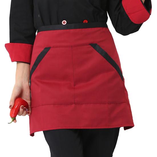 Kochschürze Weich mit Halteband Haushalt Kurzschürze für die Küche