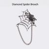 Spiders Net Brooches Pin Spiders Net Lapel Pin Brooch Halloween Costume Accessories Statement Jewelry for Women Men