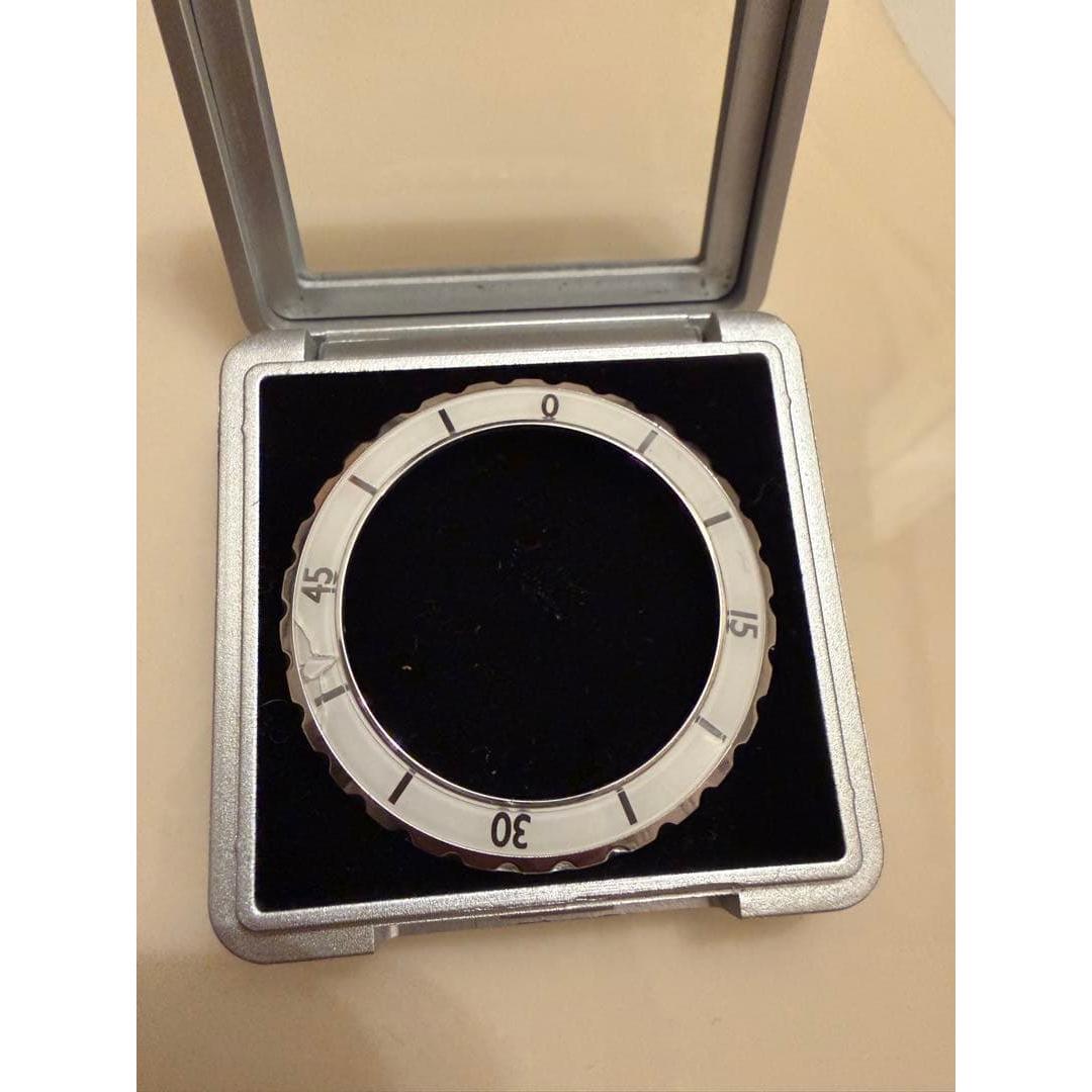Used CHANEL j12 41mm white genuine bezel H1007 etc.