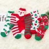 Women's Santa Claus Plush Mid-Tube Socks - Autumn/Winter Velvet Coral Fleece Cartoon Floor Socks