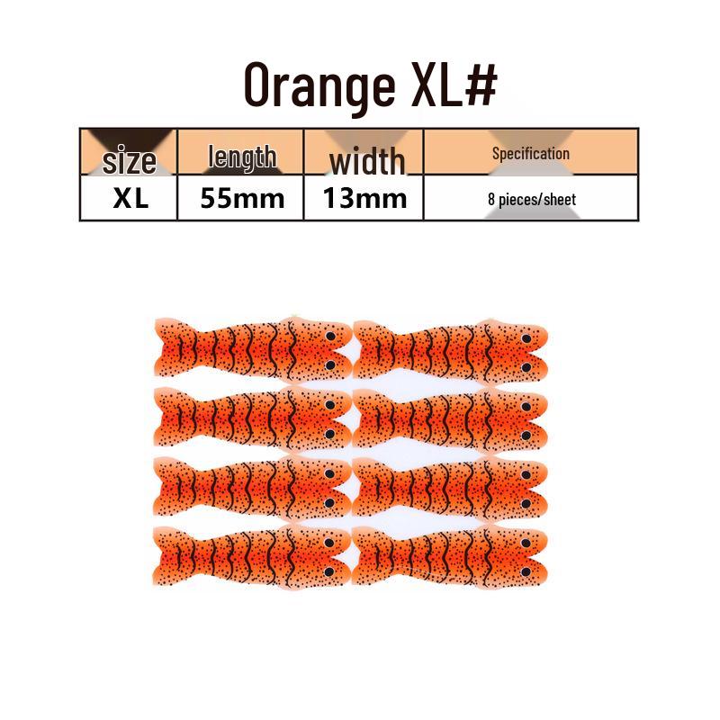 Bionic Shrimp Back Skin: Elastic Ice Silk Tying Material for Lures