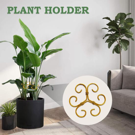 Monstera Plant Stabilizer Metal Plant Stem Holder Indoor Plant Support Stem Stabilizer for Garden Flowers Potted Plants Thriving Growth