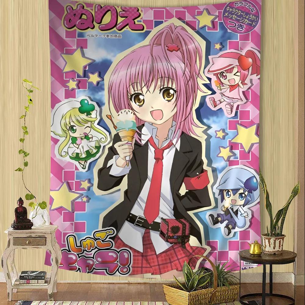 

Японское Аниме Shugo Chara Гобелен Настенный Тканевый Декор для Спальни Гостиной Дома Декор для Дома 29x37in
