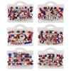 USA Independence Day Bracelet American Flag Theme Jewelry for Men Women Celebratory Wristband Fashion Accessory