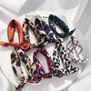 50*50cm Fashion Polka Dot Leopard Silk Scarf DIY New Styles Women Head Neck Satin Hair Ties Bands Small Square Scarf Neckerchief