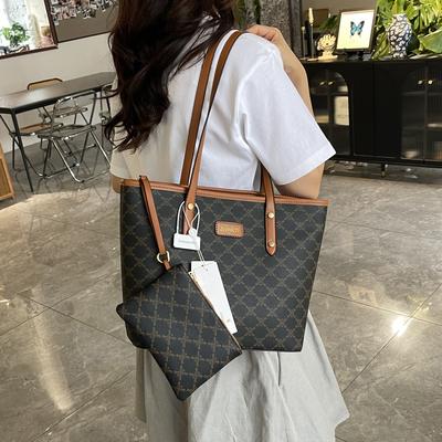Bolso versátil de temperamento nuevo, bolso de hombro bandolera de moda para mujer, bolso tote de gran capacidad para ir al trabajo