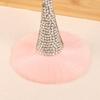 1Pc Nail Dust Brush Rhinestone Bling Handle White For Acrylic Nail Art Cleaning Brush Manicure Tool