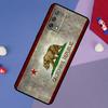 California Flag Case For Oppo A60 A80 A40 A6 A5 Pro A15 A16 A17 A57 A94 A74 A54 A76 A96 A18 A38 A58 A78 A98