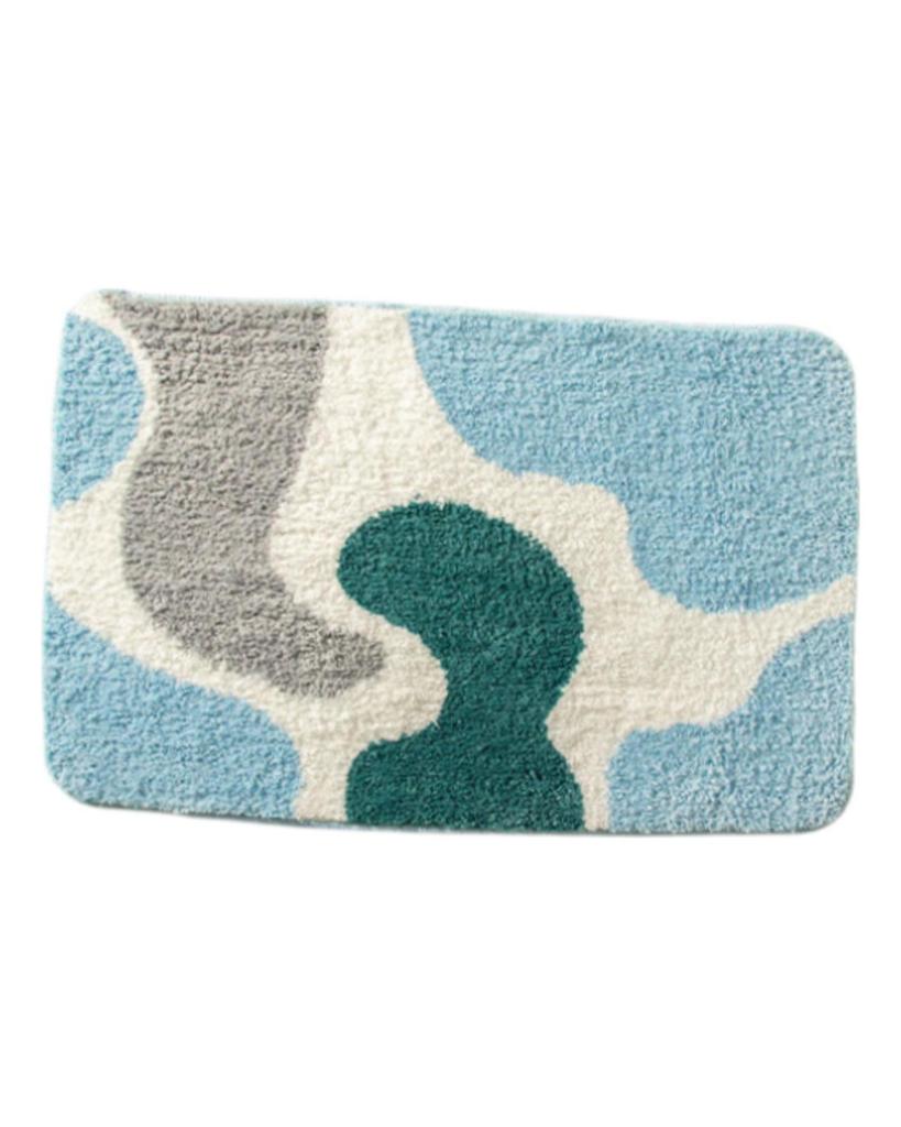 Bath Mat Floor Non Slip Soft Washable Door Entrance Rug Pad for Toilet Living Room Coffee
