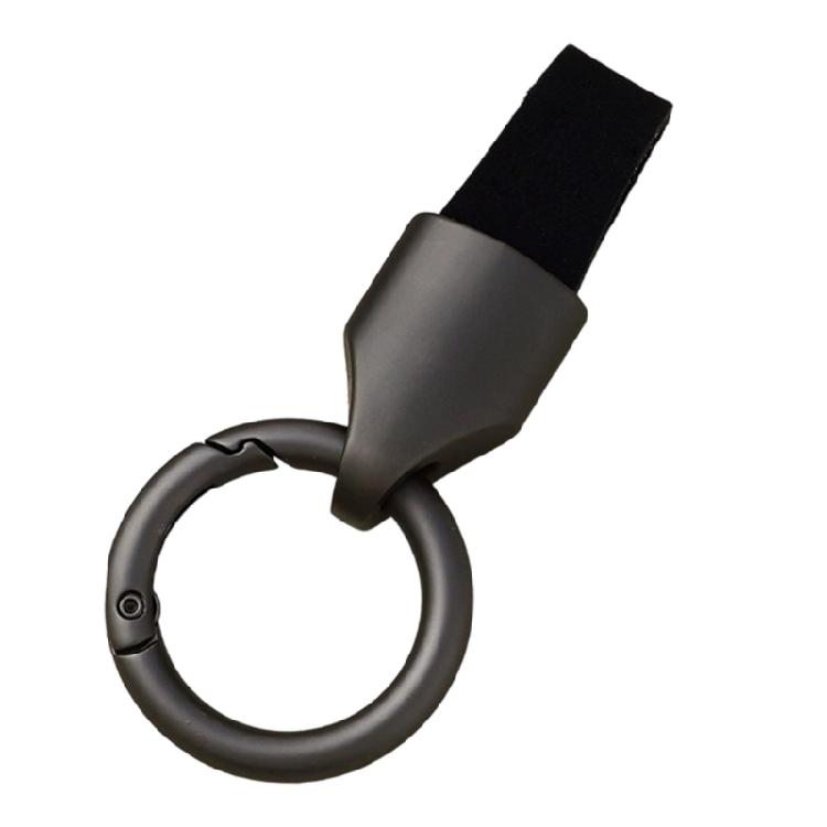 

Scratch Resistant Zinc Alloy Key Ring With Leather Surfaces Keyring Accessory For Enhanced Grip Control чорний