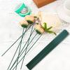 Green Flower Stem Sticks Plastic-clad Iron Stem For DIY Rose Flowers Head Stick Rods Bouquets Arrangement Wrapping And Crafts