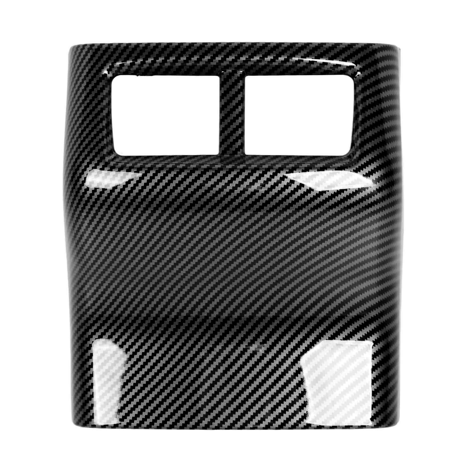 

Rear Air Conditioning Vent Cover Decorative Anti Scratch ABS Plastic Polished Finish AC Vent Cover чёрный
