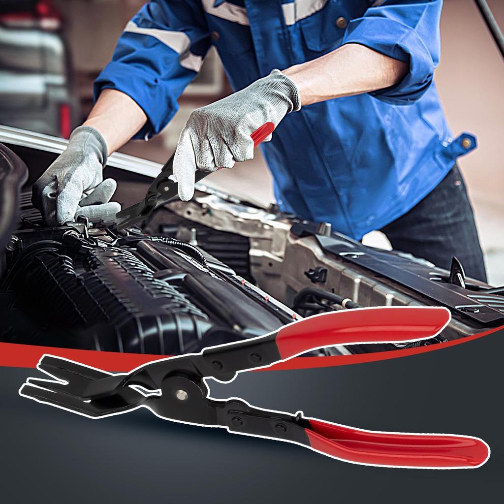 Car Clip Pliers Disassembly Tools Grooved Automatic Pliers Radial Style Jaw For Automotive Disassembly Trim Clip Removal Tool