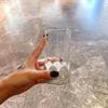 Sparkling Rhinestones Glass Water CupTransparent Glass Coffee Tea Mug Drinks Bling Dessert Breakfast Milk Cup Drinkware Beer Cup