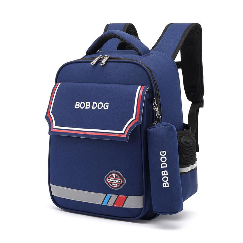 Elementary school bags Boys and girls Children's burden reduction ridge protection waterproof backpack