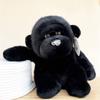 Encantador Regalo Animal de Peluche Gorila Negro Salvaje Zoo Gorila de Peluche Ultra Suave Simulación Dibujos Animados Chimpancé Infantil